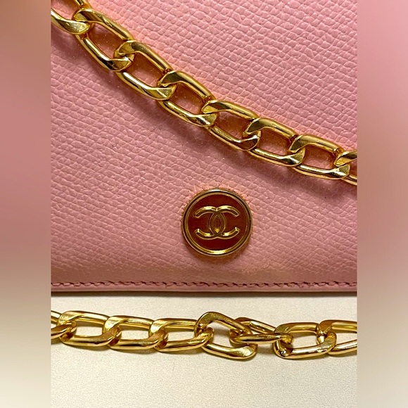 Chanel large flap wallet with chain - Picture 5 of 17